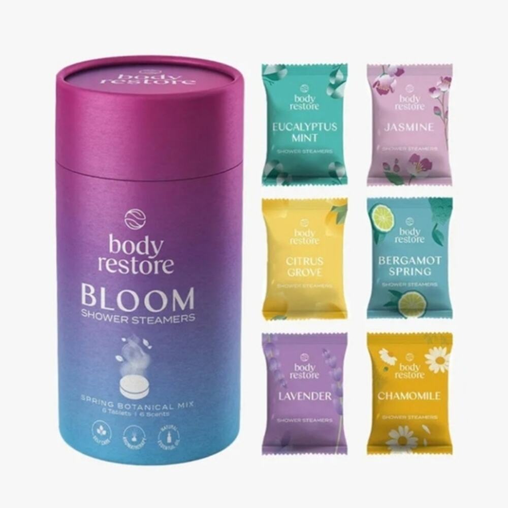 Body Restore Bloom Shower Steamers - Spring Botanical Mix, New
